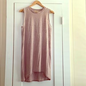Mauve t-shirt dress/cover up size L